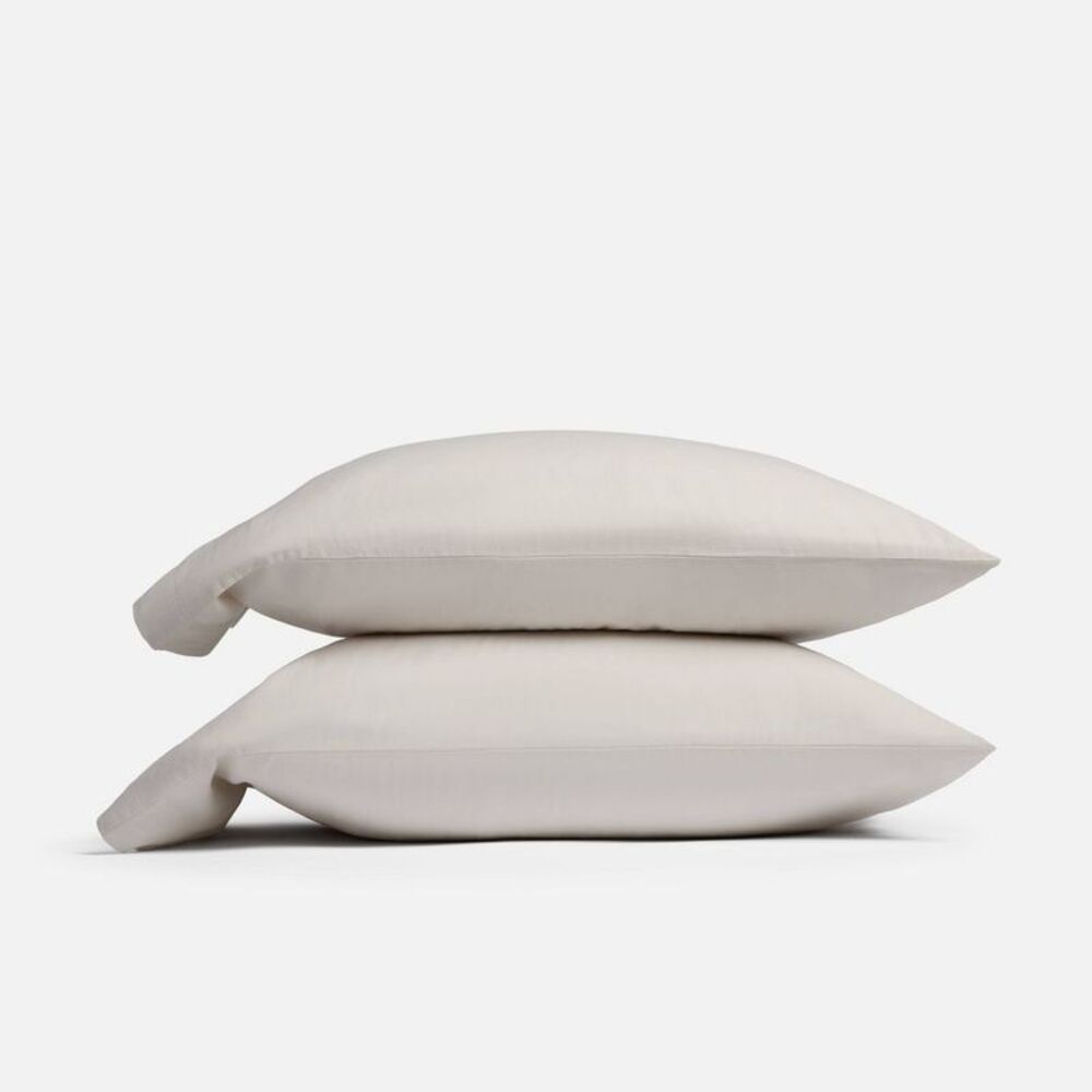 Standard Relaxed Linen Pillowcase Set Parchment - Parachute for Target